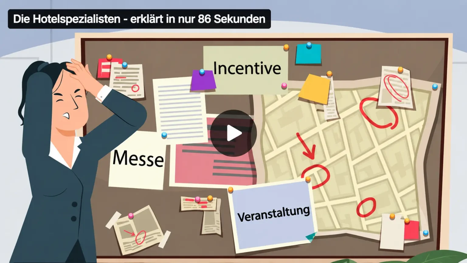 Video abspielen: Die Hotelspezialisten erklärt in 86 Sekunden